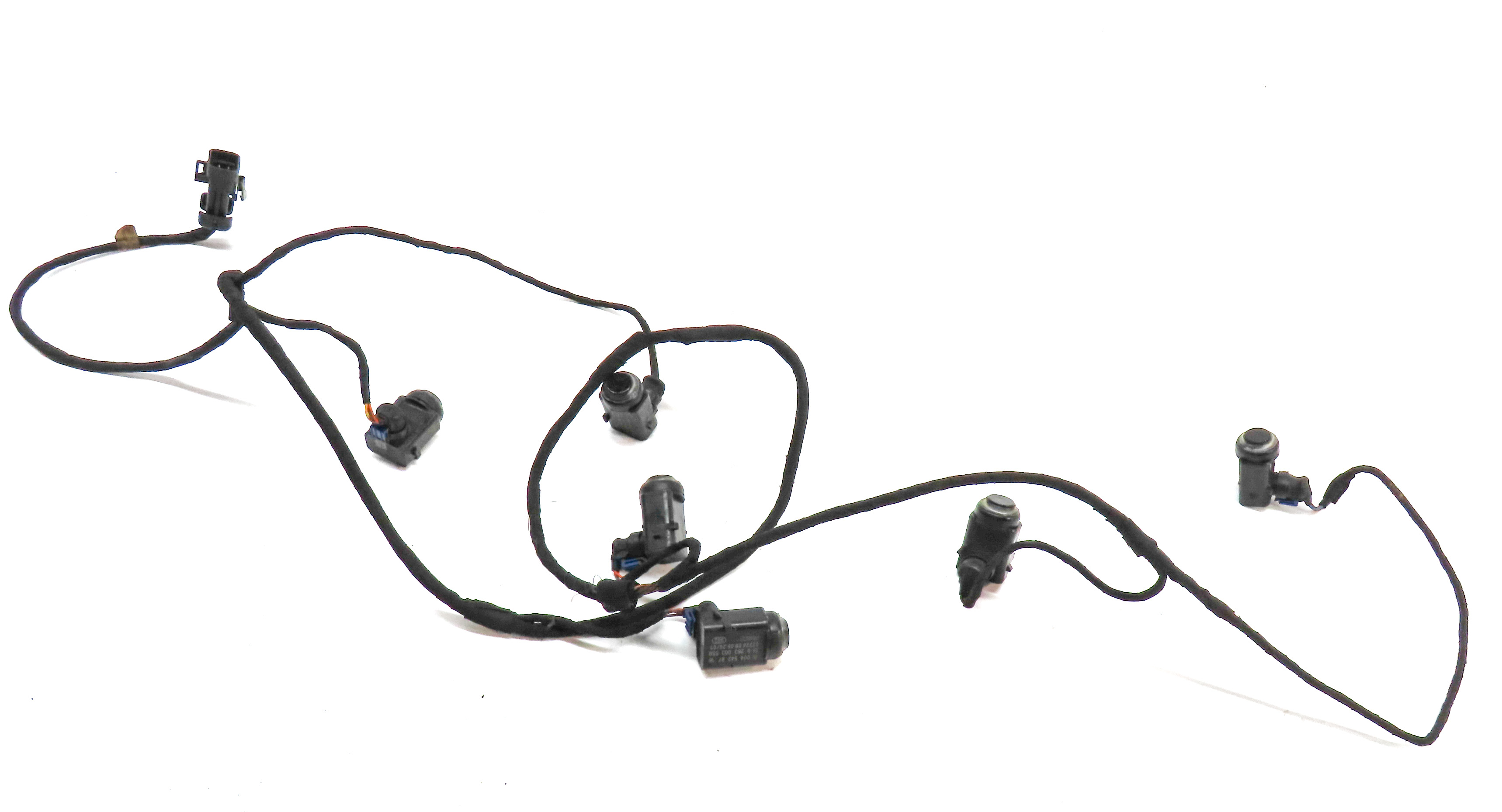 09 MERCEDES GL550 (X164) FRONT PARK ASSIST PDC DISTANCE CONTROL SENSOR WIRE SET — exact item pictured